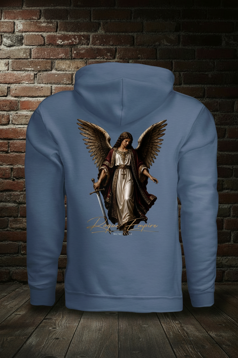 Angel of Justice Indigo Blue Back Straight — BB