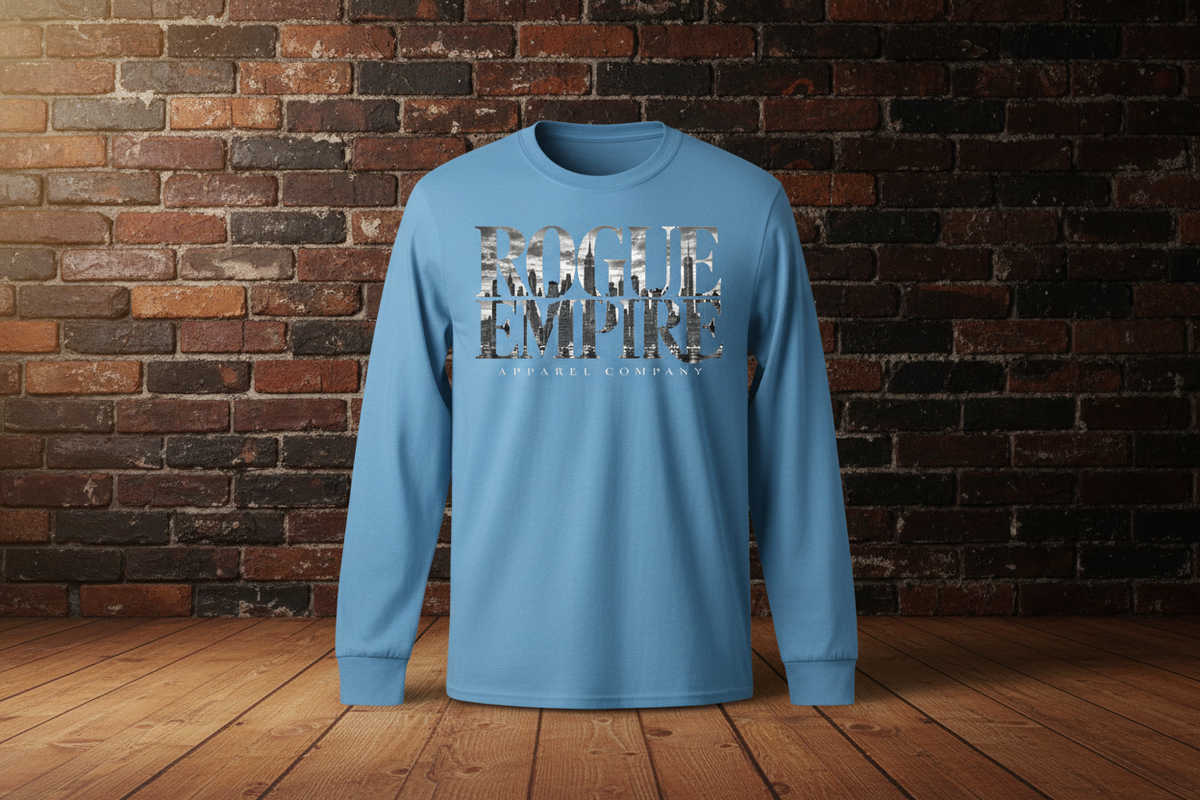 Empire State Silver LS — Carolina Blue