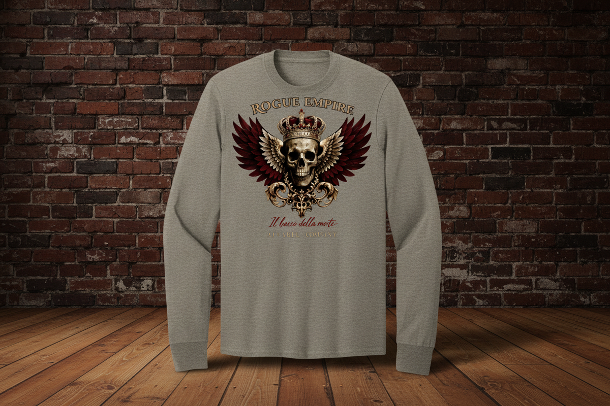 Il Bacio LS — Dark Heather Grey v3