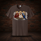 The Sovereign Three Tee Athletic Maroon dark red brick and wood floor boutique-background image