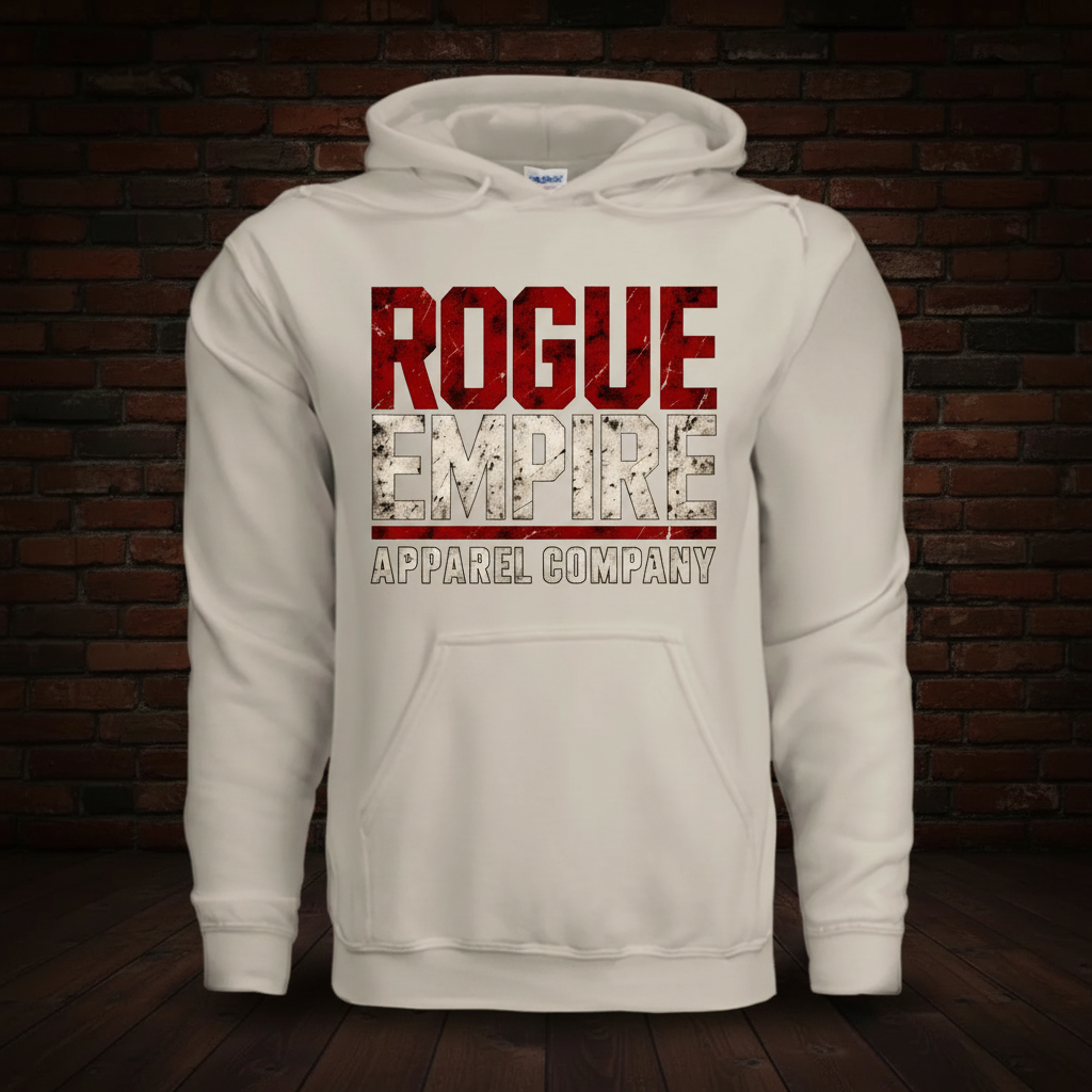 Rogue Legacy Sand Hoodie Series II exact artwork on dark red brick and wood floor background