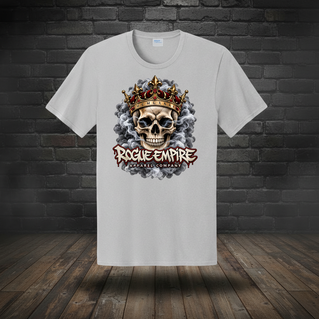 Exhale to Exalt Tee true Ash light-grey colorway using the saved boutique background treatment