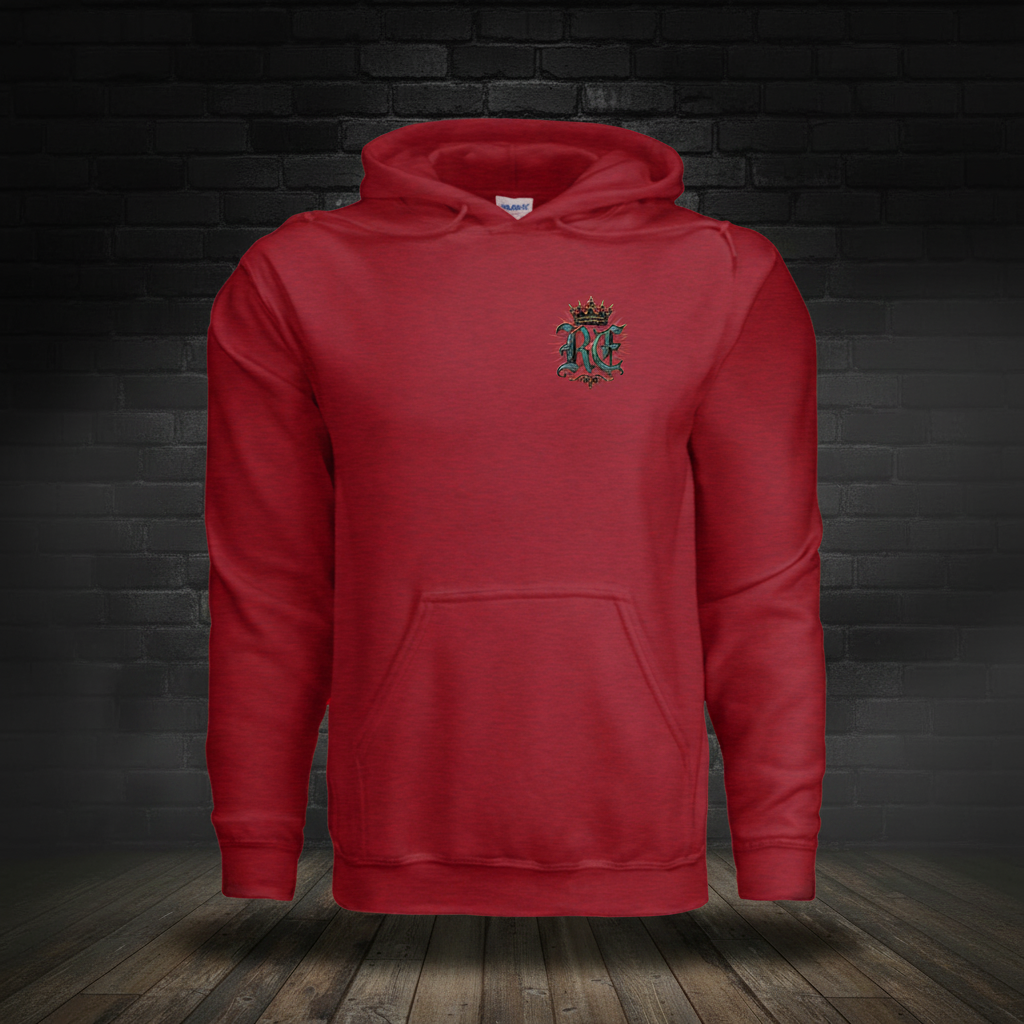 Liberty Never Dies Hoodie Antique Cherry Red front boutique-background image
