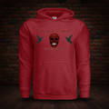 Colibri Antique Cherry Red Hoodie — boutique background