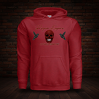 Colibri Antique Cherry Red Hoodie — boutique background