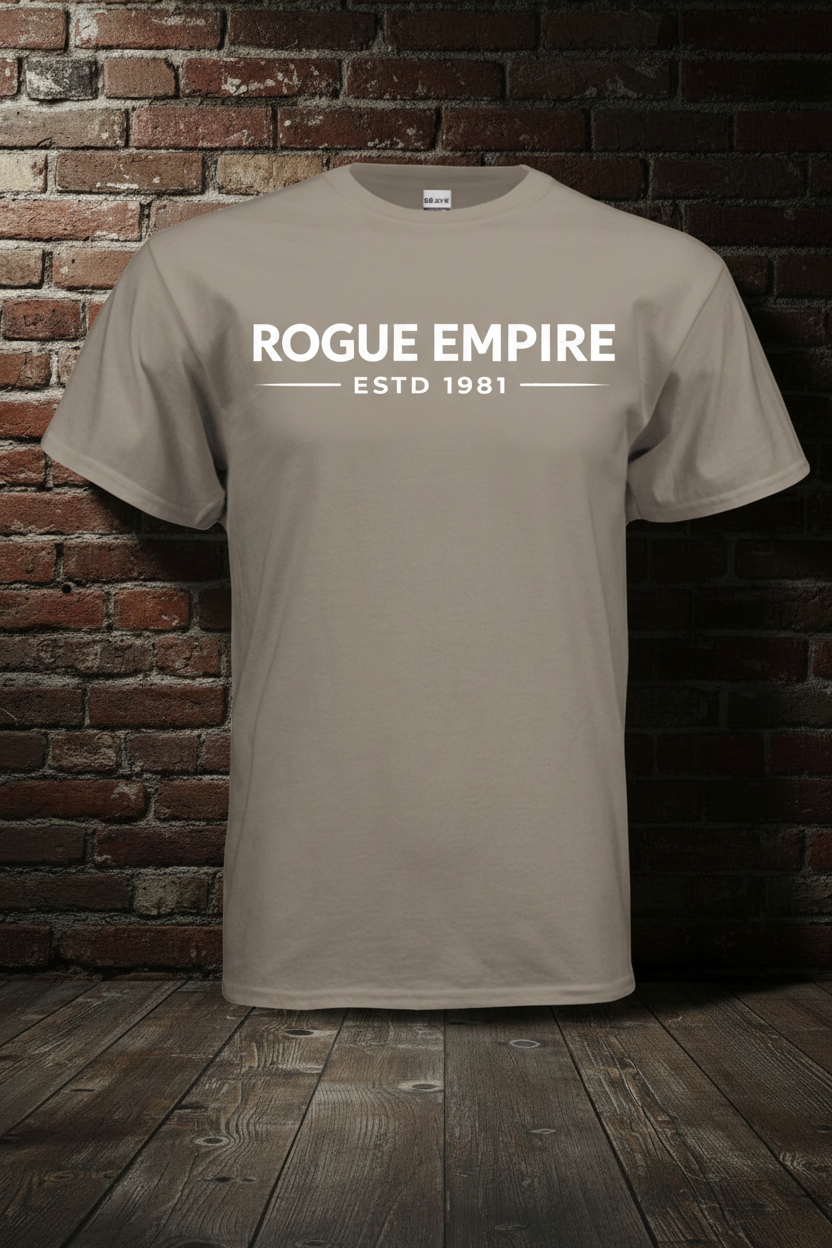 Founder’s Tee II short sleeve with boutique background