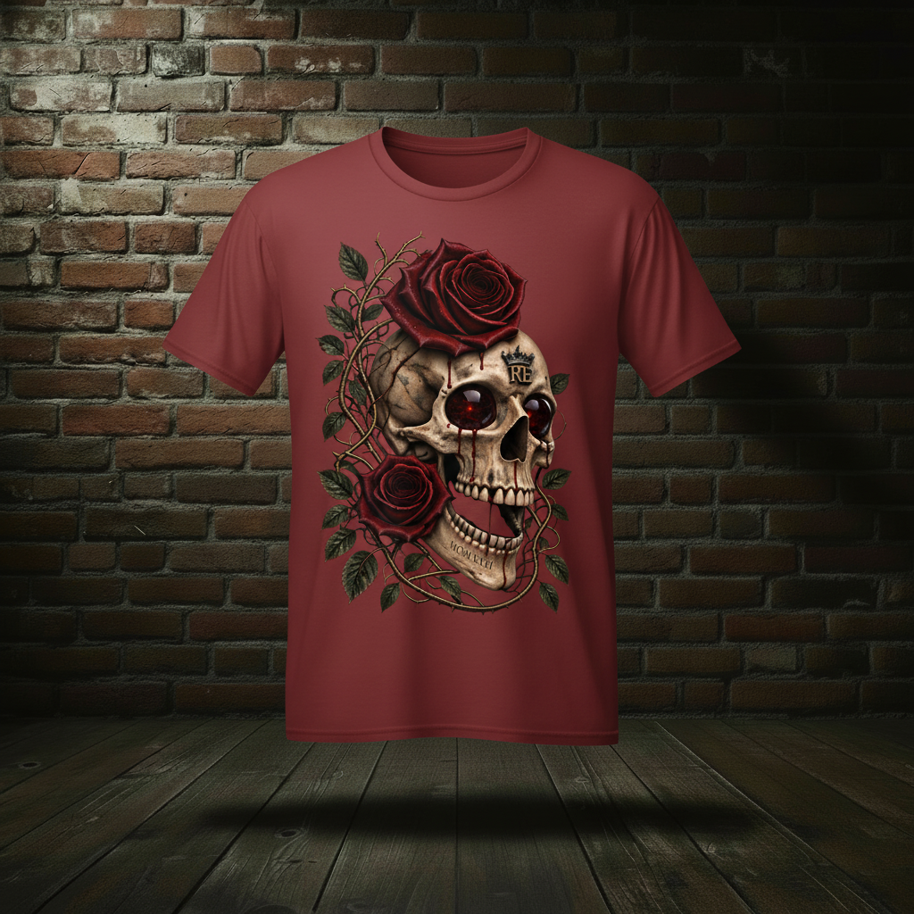 Rogue Empire | Memento Mori (Red) Tee (SS) — Series I