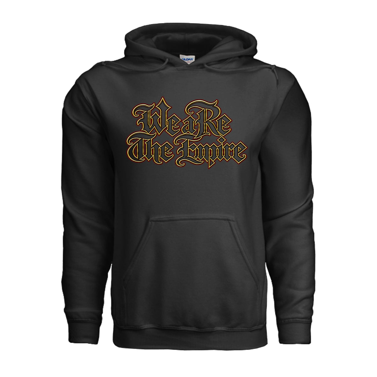 Rogue Empire We Are The Empire Hoodie Series III in Black with gold unity and shared-purpose artwork.