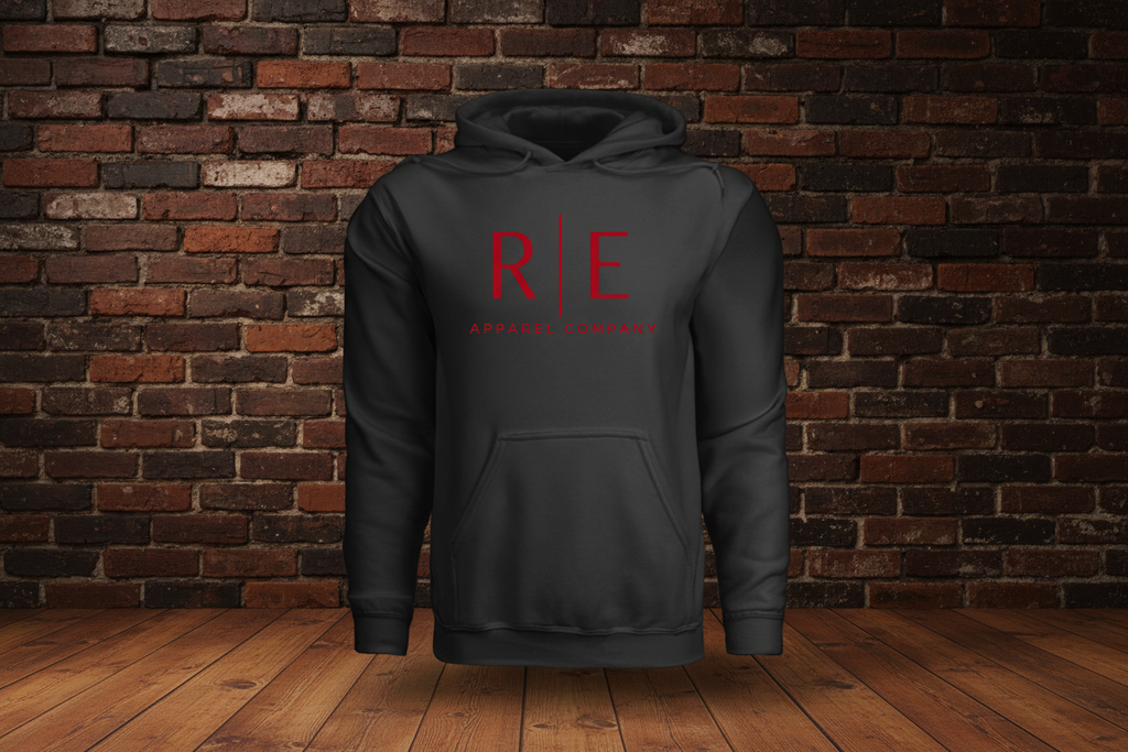 Oxblood Hoodie — Black