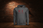 Oxblood Hoodie — Dark Heather redo