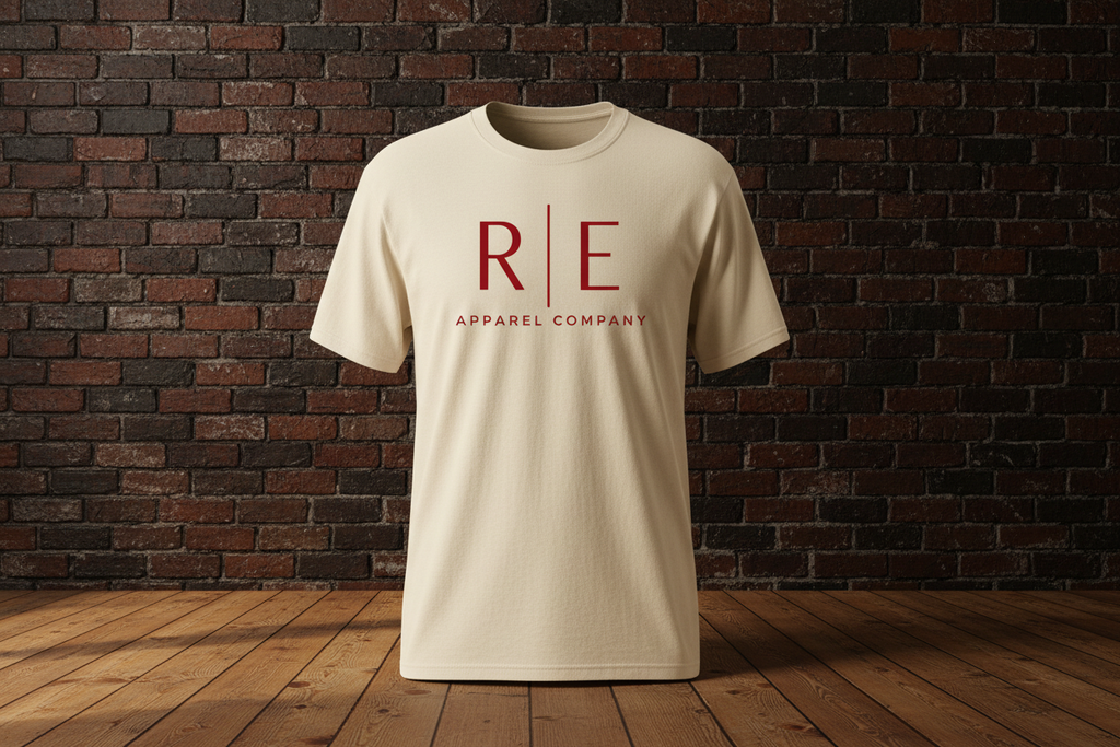 Oxblood Tee — Ivory
