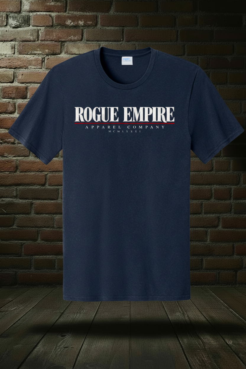 Rogue Heritage tee, True Navy