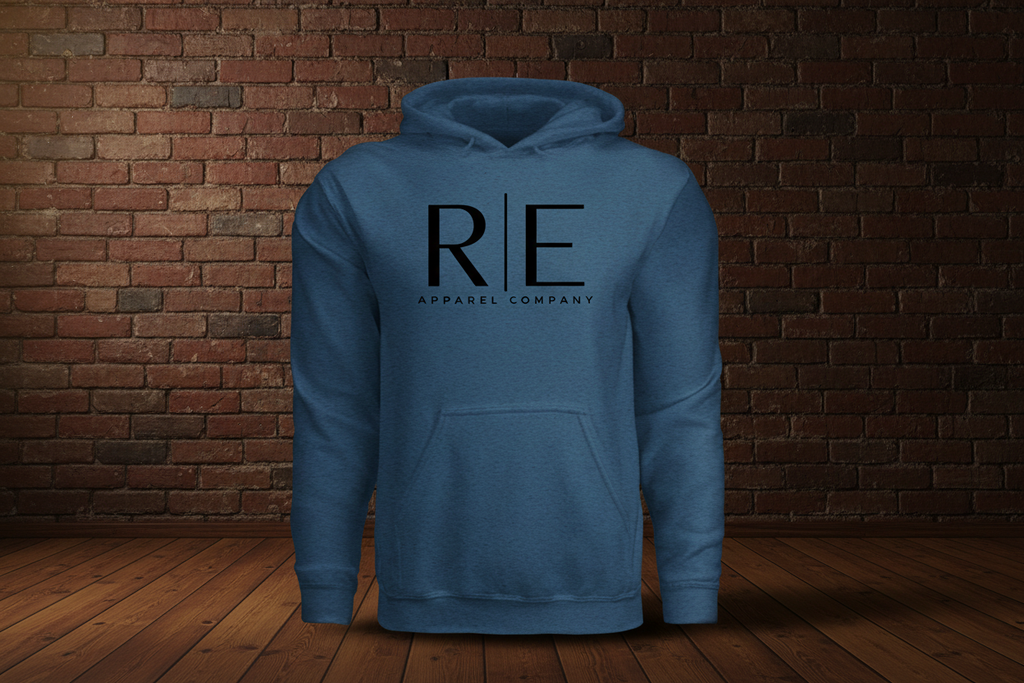 Rogue Standard Black Hoodie - Antique Sapphire